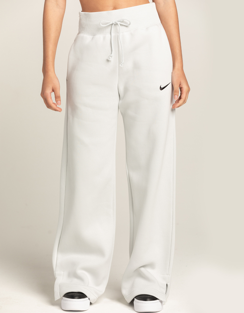 NIKE Sportswear Phoenix Womens Wide Leg Fleece Sweatpants image number 1
