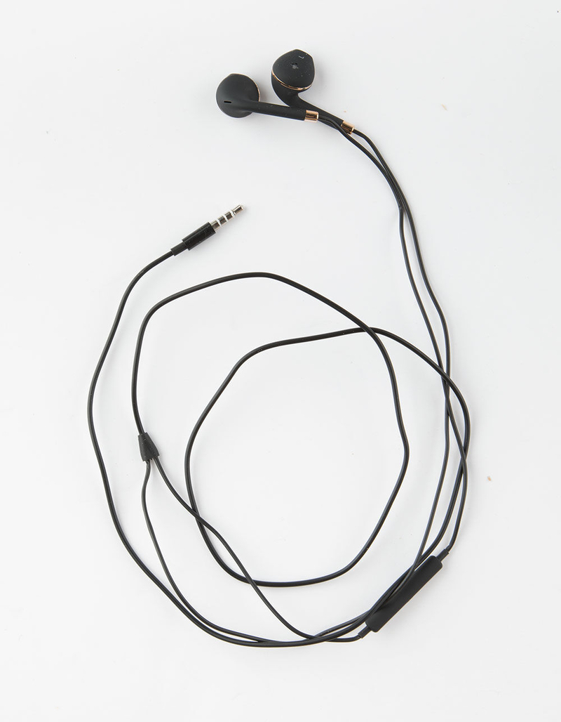 GABBA GOODS Black & Gold Earbuds image number 1