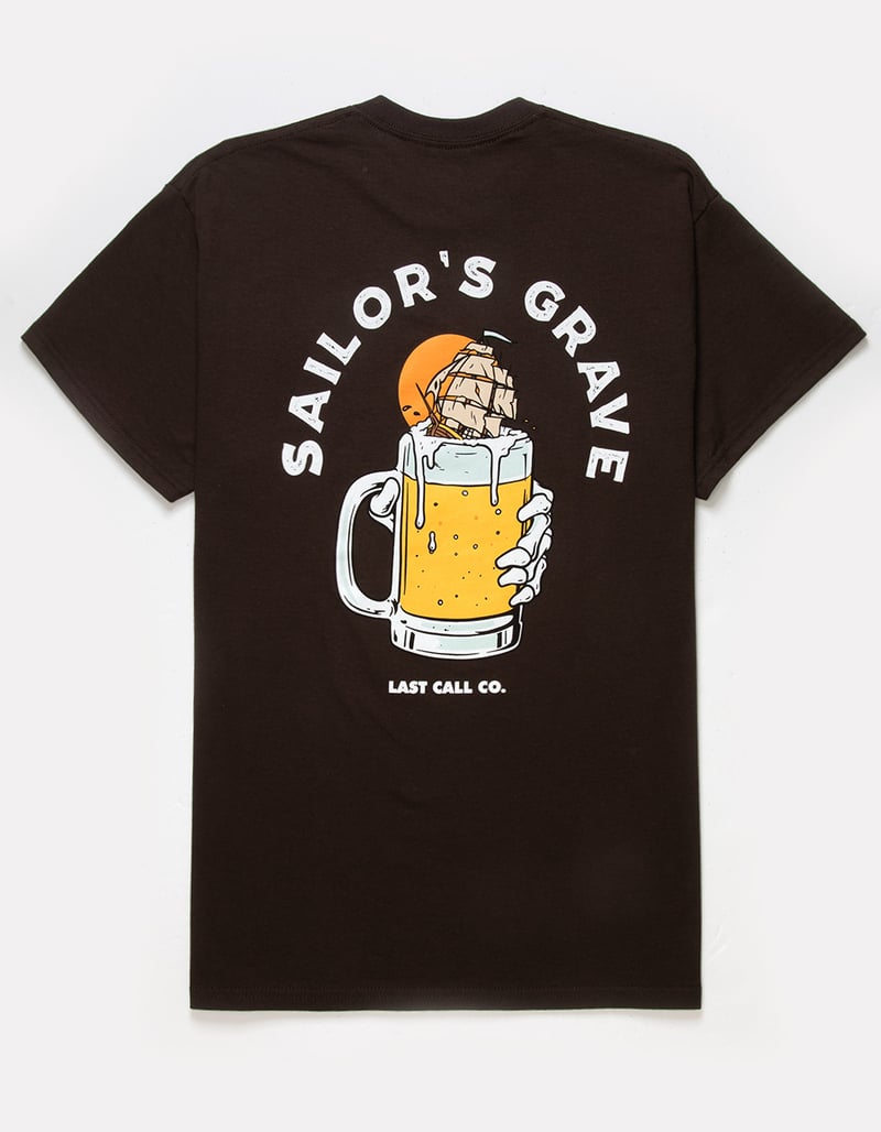 LAST CALL CO. Sailor's Grave Mens Tee image number 0