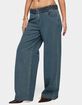 EDIKTED Braidey Low Rise Baggy Jeans image number 2