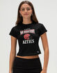 HYPE AND VICE San Diego State University Womens Baby Tee image number 1