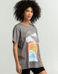 O'NEILL Surf Til The Sun Comes Up Womens Oversized Tee image number 2