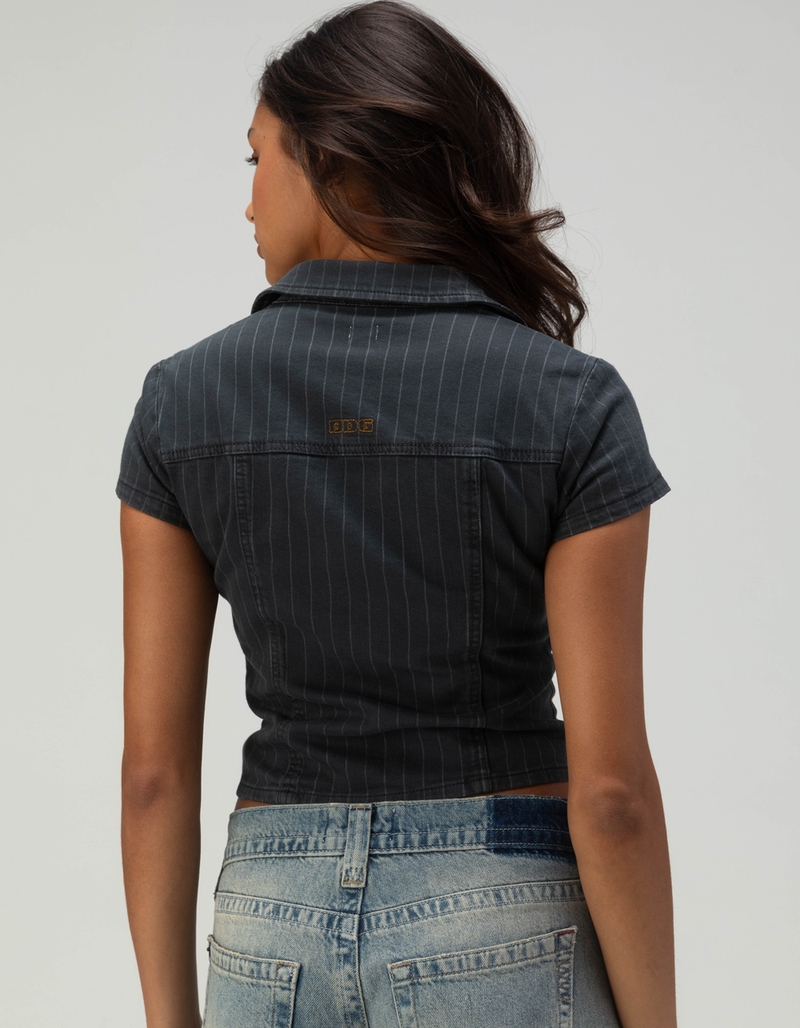 BDG Urban Outfitters Polly Womens Boyfriend Denim Shirt image number 3