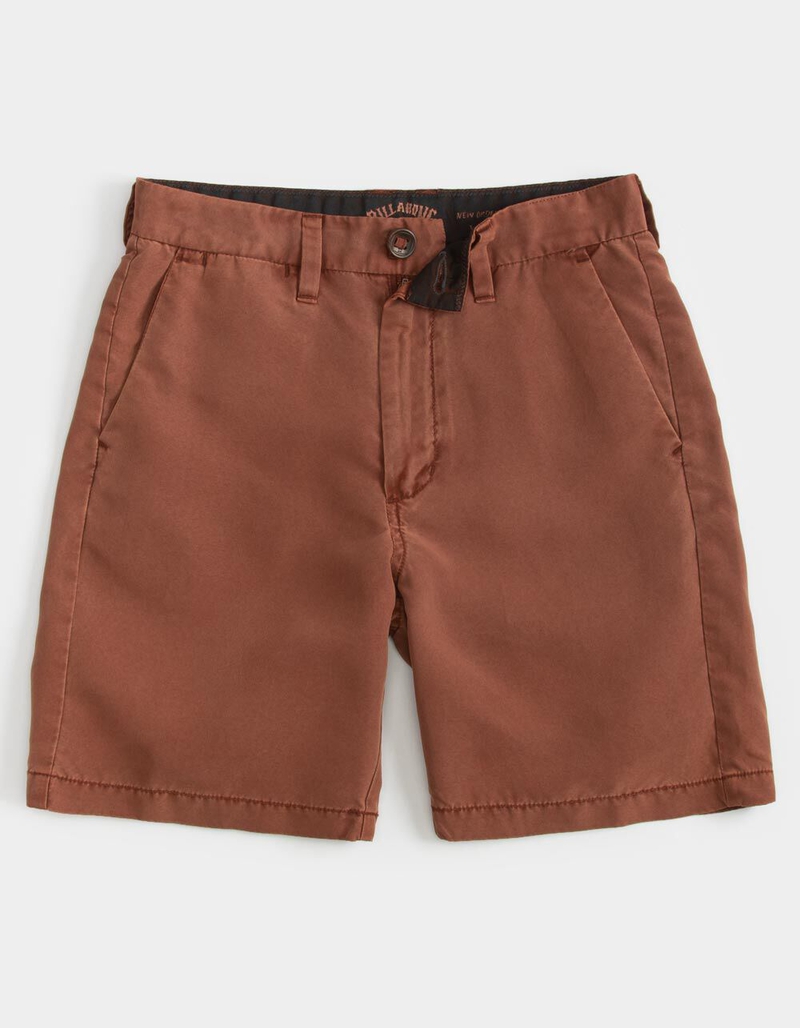 BILLABONG New Order X OVD Boys Rust Hybrid Shorts image number 0