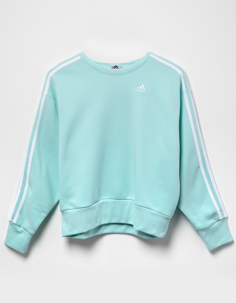 ADIDAS Essentials 3-Stripe Girls Crewneck Sweatshirt image number 0