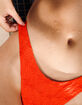 FULL TILT Texture High Leg Cheekier Bikini Bottoms image number 7