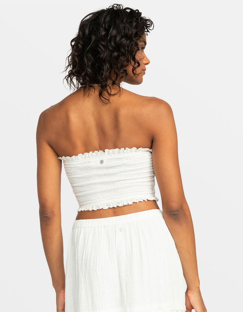 ROXY Warm Waters Womens Eyelet Tube Top image number 1