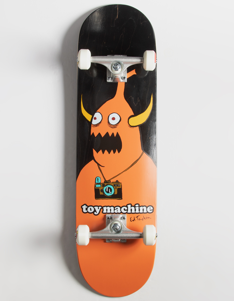 TOY MACHINE Templeton Camera Monster 8.5" Complete Skateboard image number 0