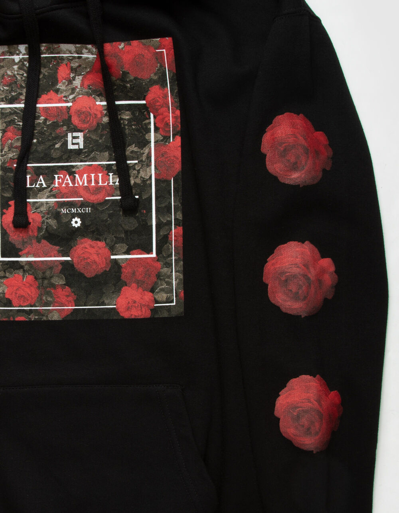 LA FAMILIA Rose Bush Mens Hoodie image number 1