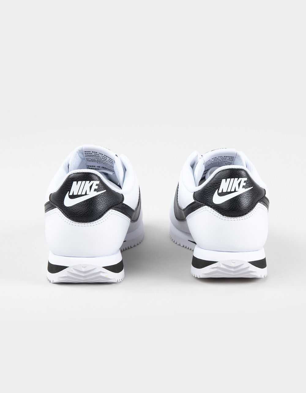 womens nike cortez leather white silver