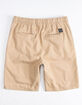 LIRA Charger 2 Khaki Boys Volley Shorts image number 2