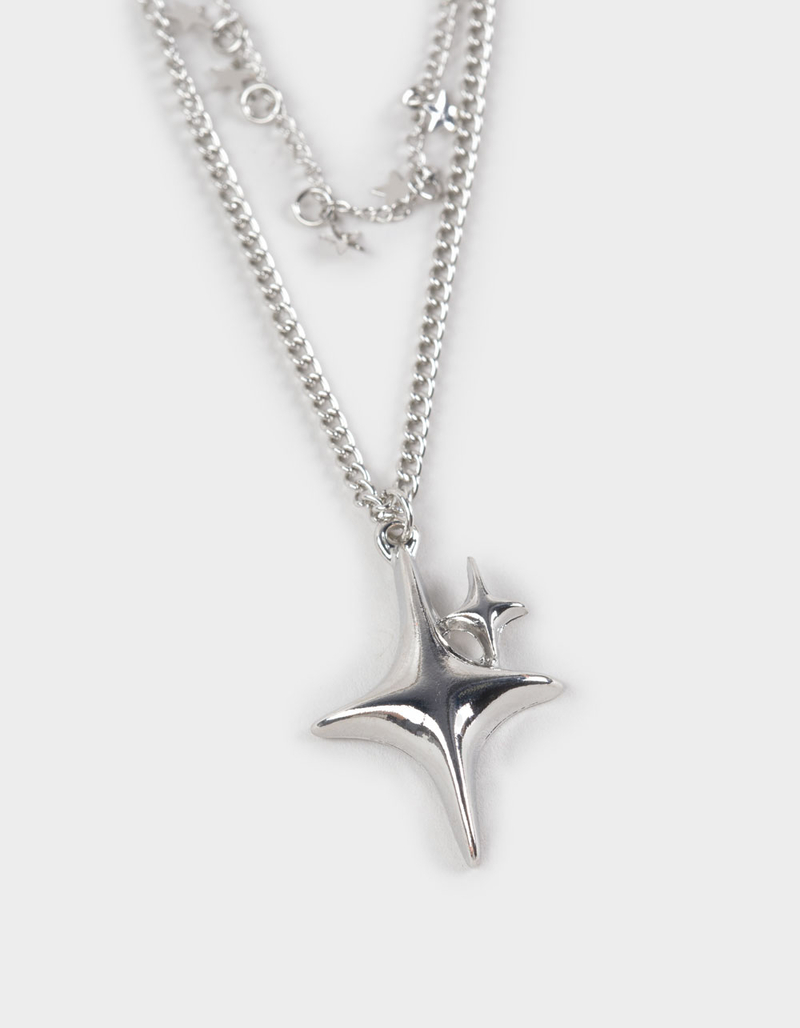 FULL TILT Layered Star Necklace image number 1