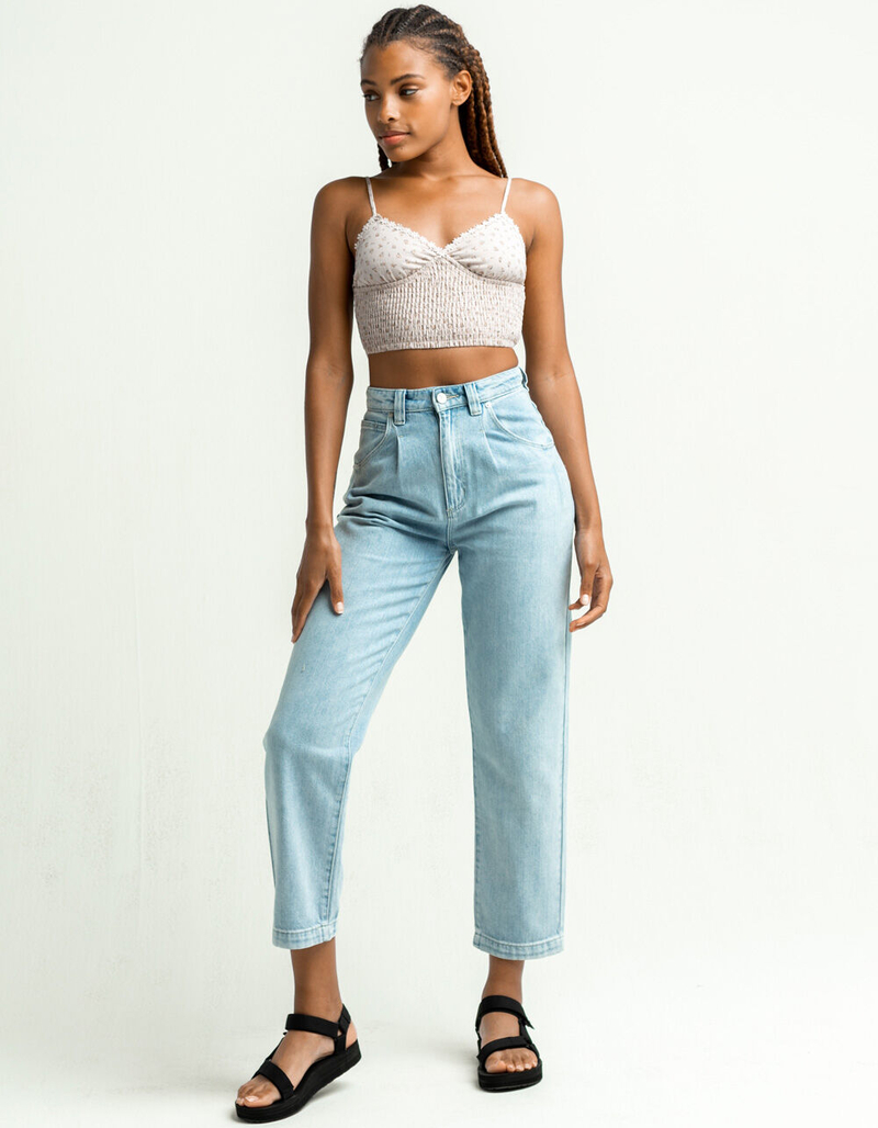 SKY AND SPARROW Ditsy Daisy Trim Womens Tan Cami image number 3