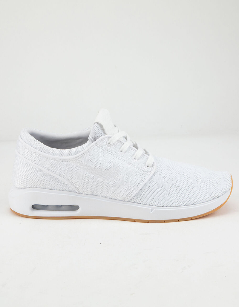 NIKE SB Air Max Stefan Janoski 2 White & White-Gum Yellow Shoes image number 0