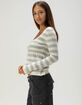RSQ Womens Stripe Babydoll Sweater image number 3