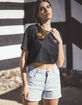 VOLCOM Just A Trim Womens Crop Tee image number 4