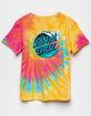 SANTA CRUZ Wave Dot Girls Tie Dye Tee image number 1