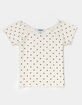 RSQ Girls Polka Dot Off The Shoulder Top image number 1