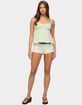 EDIKTED Cindee Contrast Striped Babydoll Tank Top image number 4
