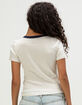 BDG Urban Outfitters Soda Womens Ringer Baby Tee image number 4