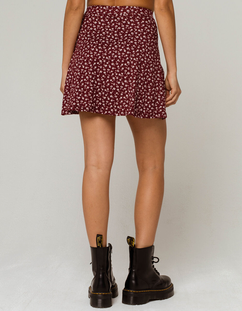 SKY AND SPARROW Floral Skater Skirt image number 3