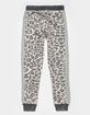 VINTAGE HAVANA Leopard Girls Fleece Jogger Pants image number 2