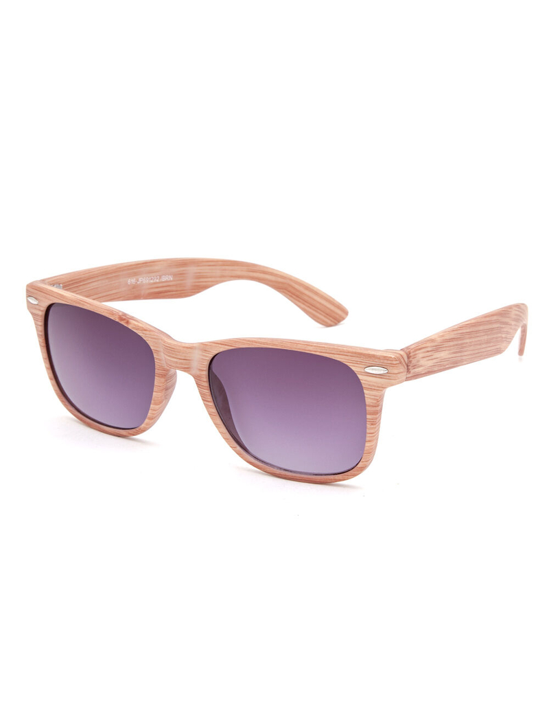 BLUE CROWN Woodie Wayfarer Kids Sunglasses image number 0