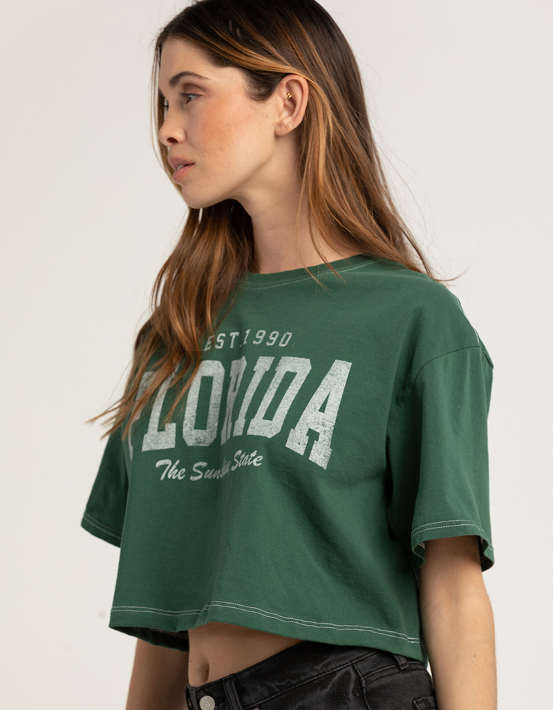 FULL TILT Florida Womens Crop Tee image number 1