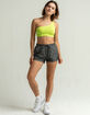 FULL TILT One Shoulder Lime Bralette image number 4