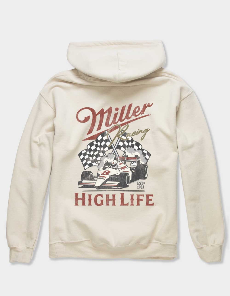 MILLER HIGH LIFE Racing Distressed Unisex Hoodie image number 0