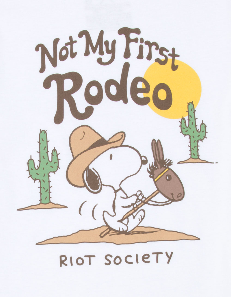 RIOT SOCIETY x Peanuts Rodeo Girls Boyfriend Tee image number 1