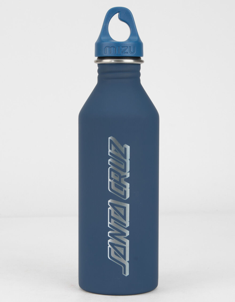 SANTA CRUZ Blue 27oz Classic Strip Mizu Water Bottle image number 0