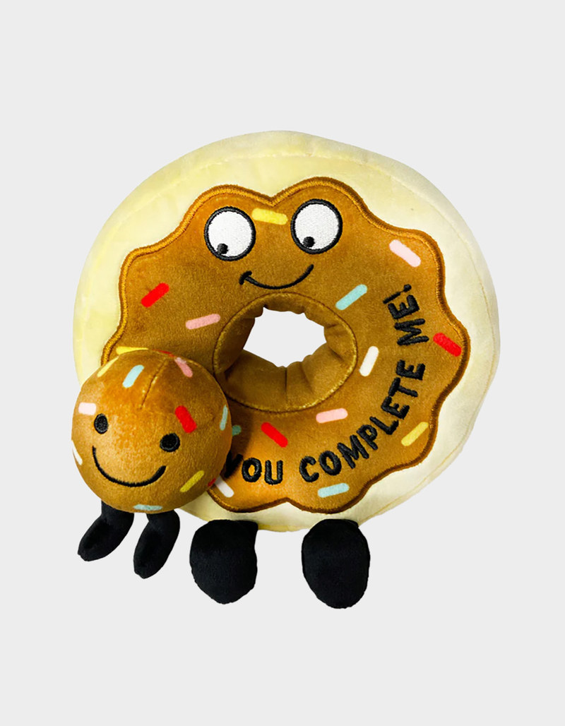 PUNCHKINS "You Complete Me" Donut Plush Toy image number 0