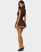 EDIKTED Clarah Striped Button Up Mini Dress image number 4
