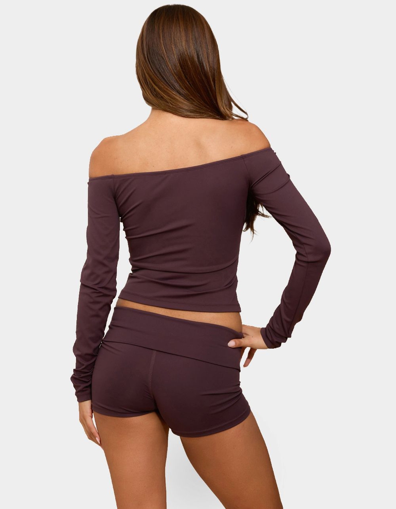 EDIKTED Tezia Off Shoulder Long Sleeve Top image number 2