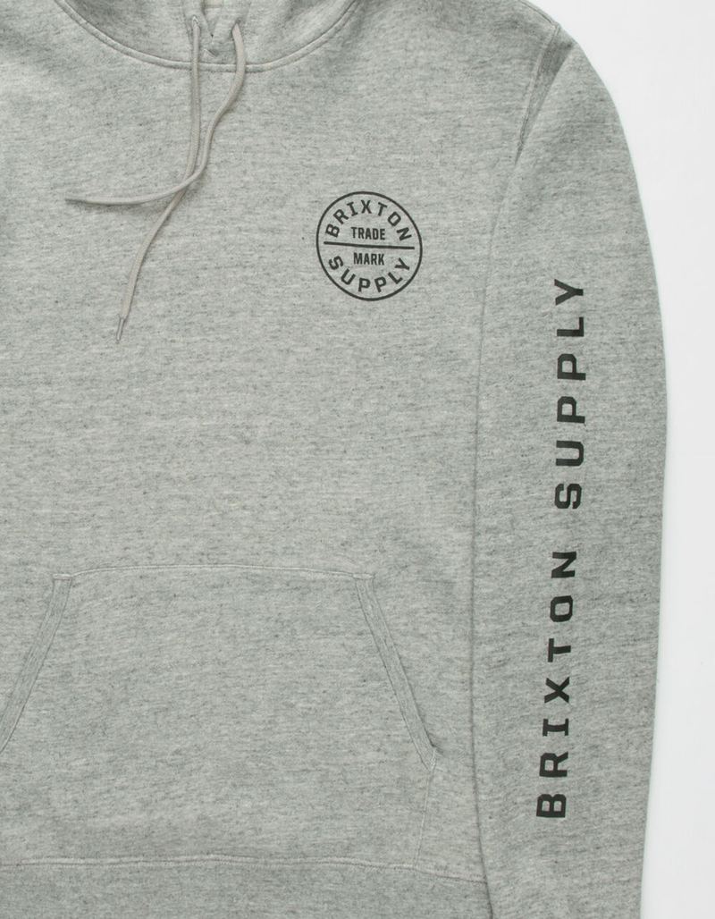 BRIXTON Oath Heather Mens Hoodie image number 2
