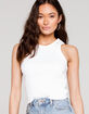 BDG Urban Outfitters High Neck Womens White Tank image number 1