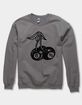 CHERRIES 8 Ball Distressed Unisex Crewneck Sweatshirt image number 1