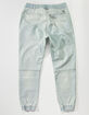 EAST POINTE Mens Light Wash Denim Joggers image number 2