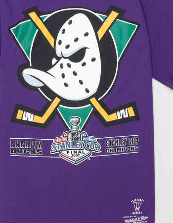 MITCHELL & NESS NHL Anaheim Ducks 2007 Stanley Cup Champs Mens Tee Alternative Image