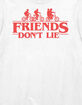 STRANGER THINGS Friends Don't Lie Unisex Tee image number 2