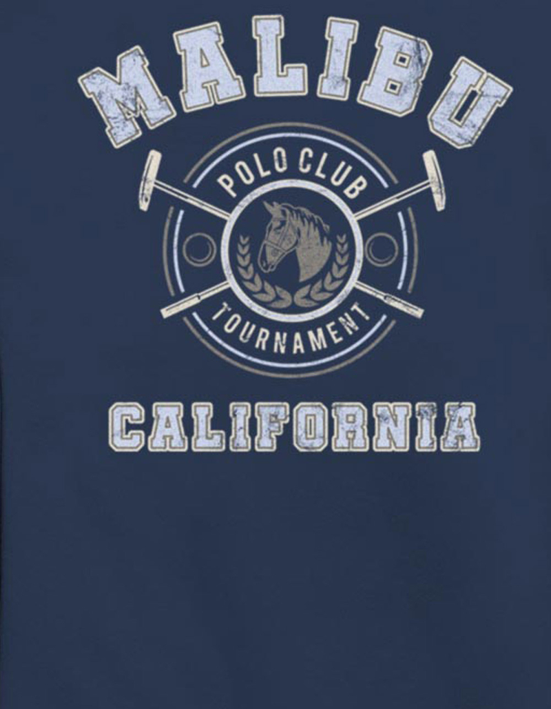 CALIFORNIA Malibu Polo Club Unisex Crewneck Sweatshirt NAVY Tillys