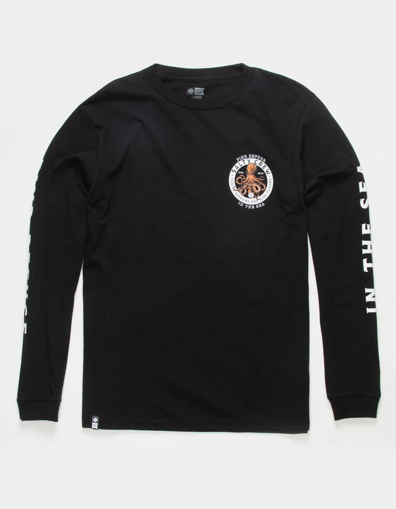 SALTY CREW Deep Reach Boys Tee BLACK Tillys
