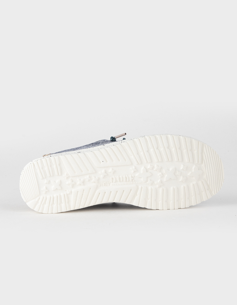 HEY DUDE Wendy Chambray Womens Slip On Shoes image number 2