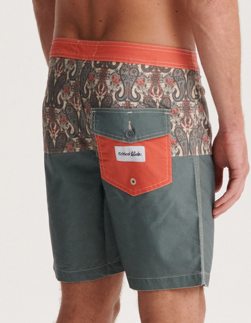 THE CRITICAL SLIDE SOCIETY Brother Mens 18" Boardshorts image number 4