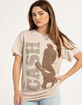 MERCH TRAFFIC Johnny Cash Womens Boyfriend Tee image number 1
