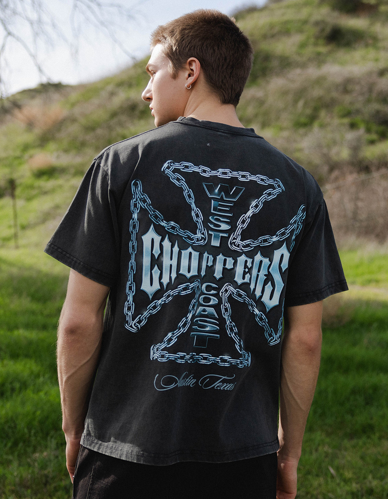 WEST COAST CHOPPERS Chained Up Mens Tee image number 0