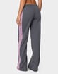 EDIKTED Averie Contrast Striped Sweatpants image number 3