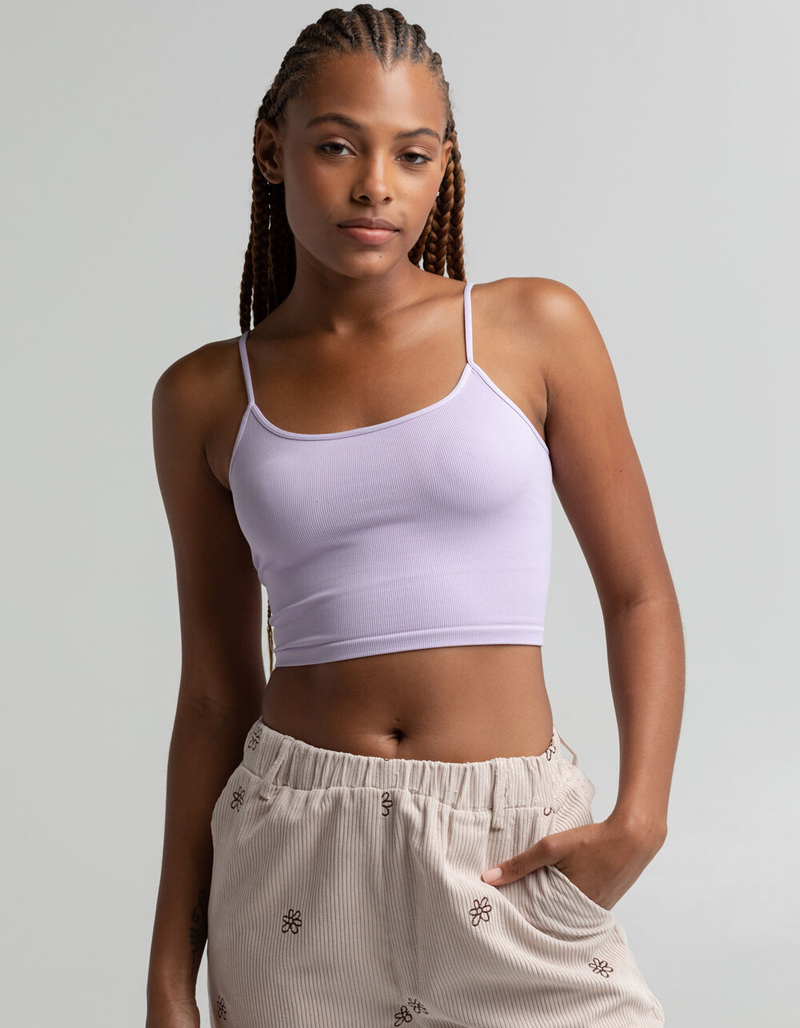 SKY AND SPARROW Womens Low Back Strappy Bralette image number 0