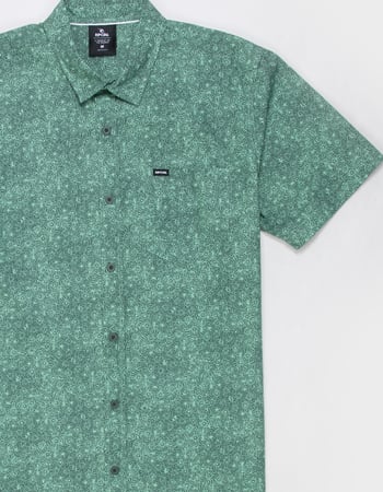 RIP CURL Hypno Micro Mens Button Up Shirt Alternative Image